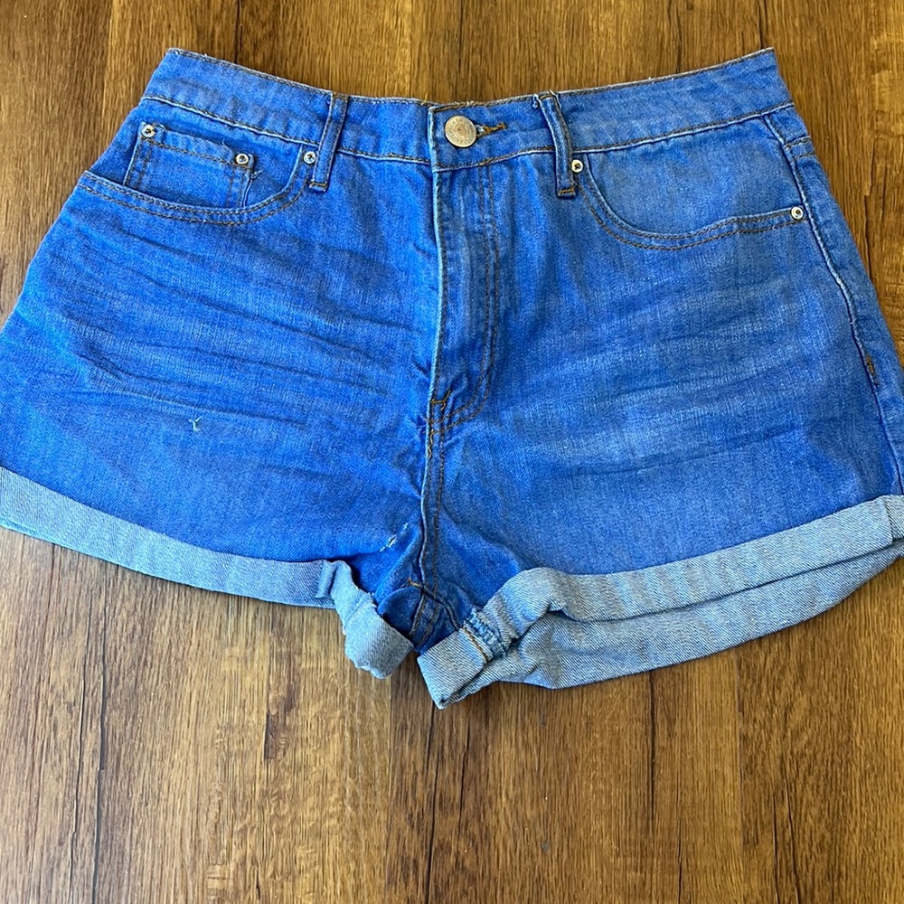 Denim shorts